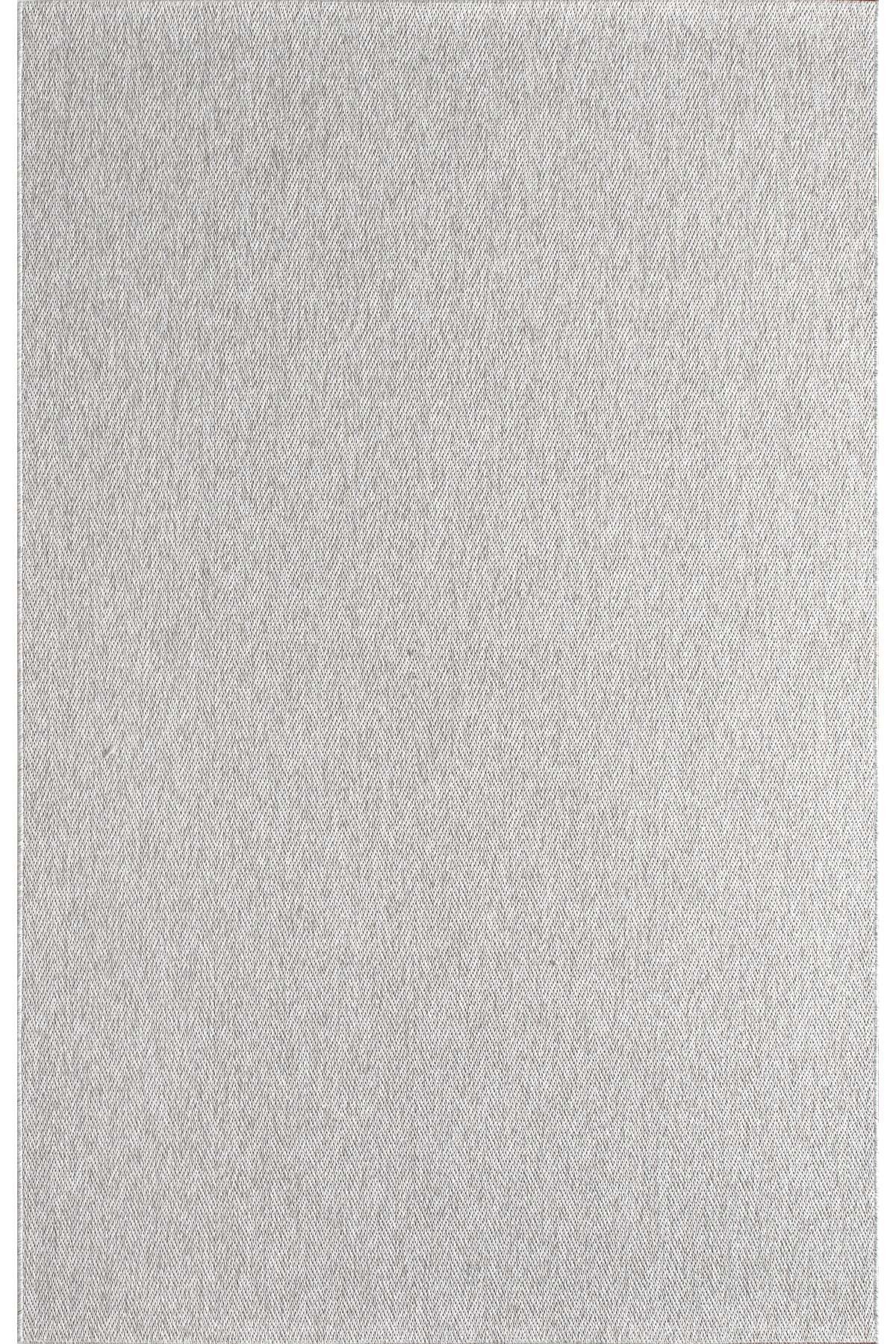 SİSALYA Modern Sisal Jüt Dokuma Kilim Hasır Yıkanabilir Halı Düz Gri
