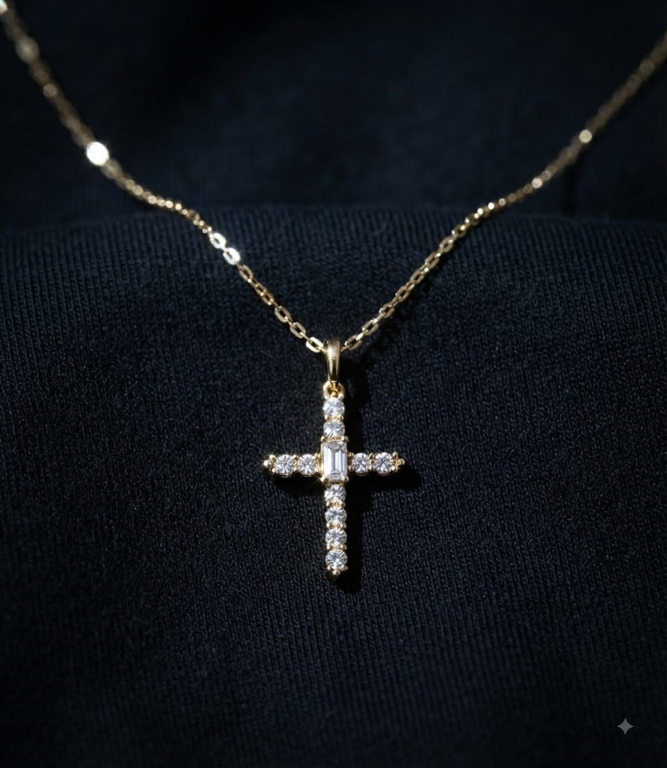 ✨ Hrıstiyanlıgın en önemli senbolü | 14K Altın Kaplama Kadın Kolye / Özel  Modern & Estetik Model ✨