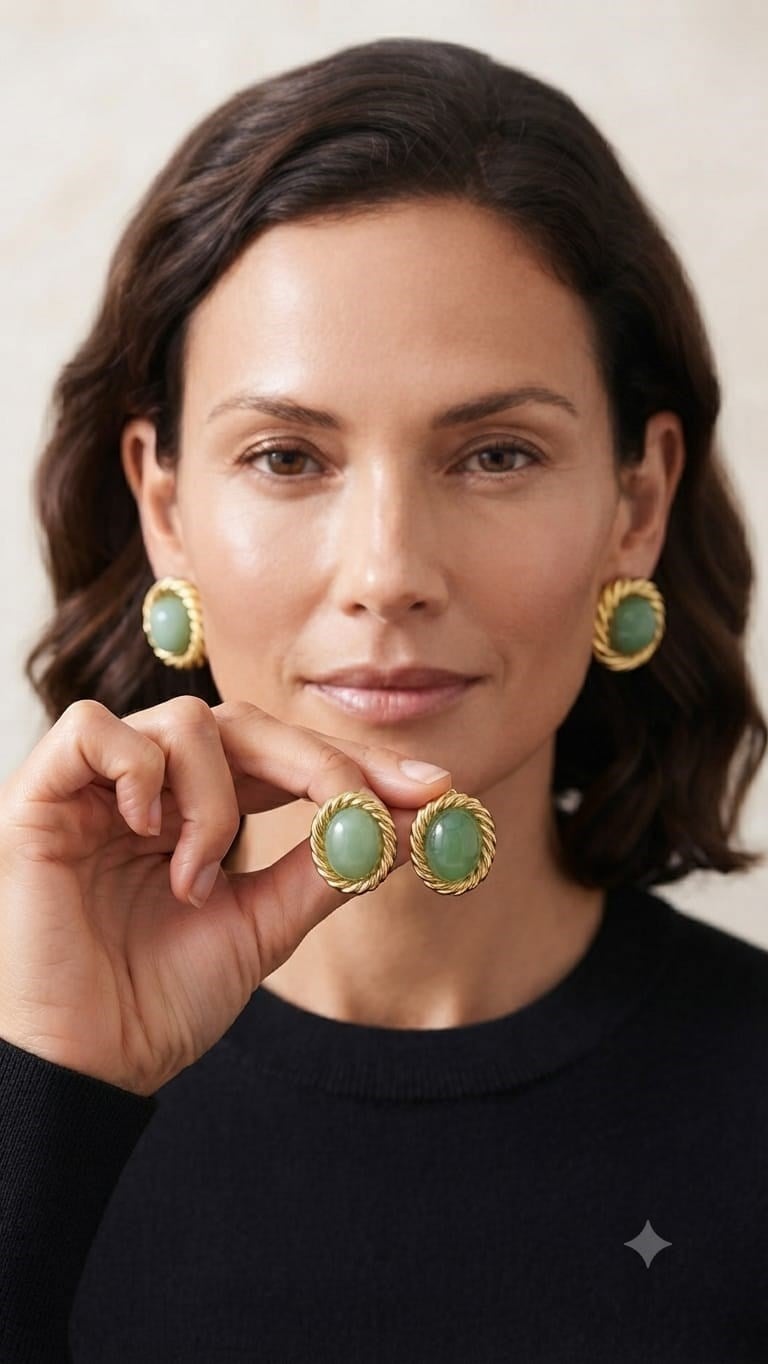 ✨ Madame Bella Kalitesi |14 k altın kaplama Özel Kuyumcu İşçiliği / Suya Dayanıklı & Kararmaz / Hafif / Antialerjik / Kadın Küpe ✨