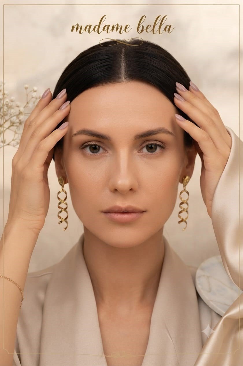 ✨ Madame Bella Kalitesi | Özel Kuyumcu İşçiliği / Suya Dayanıklı & Kararmaz / Hafif / Antialerjik / Kadın Küpe ✨