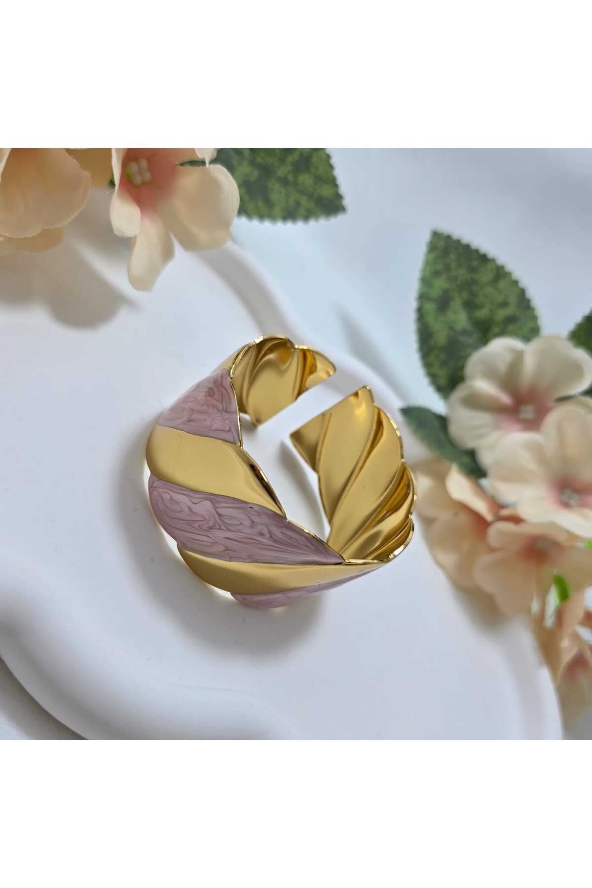 GOLD VE MİNE İŞÇİLİGİ MÜKEMMEL UYUMLU BİLEKLİK