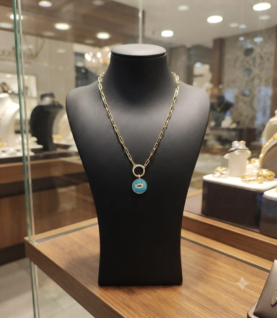 MADAME BELLA KALİTESİ,MODELİ VE KUYUMCU  İŞÇİLİGİ İLE ZARİF ,ŞIK.VE ESTETİK MODERN ,ZİRKON TAŞ KAPLAMA ÇELİK BİR KOLYE