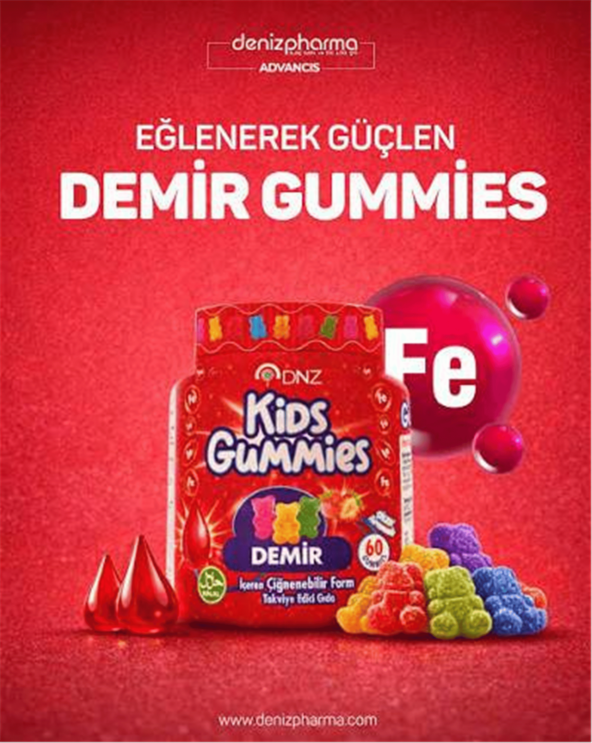 Demir İçeren Çignenebilir Form (Kıds)