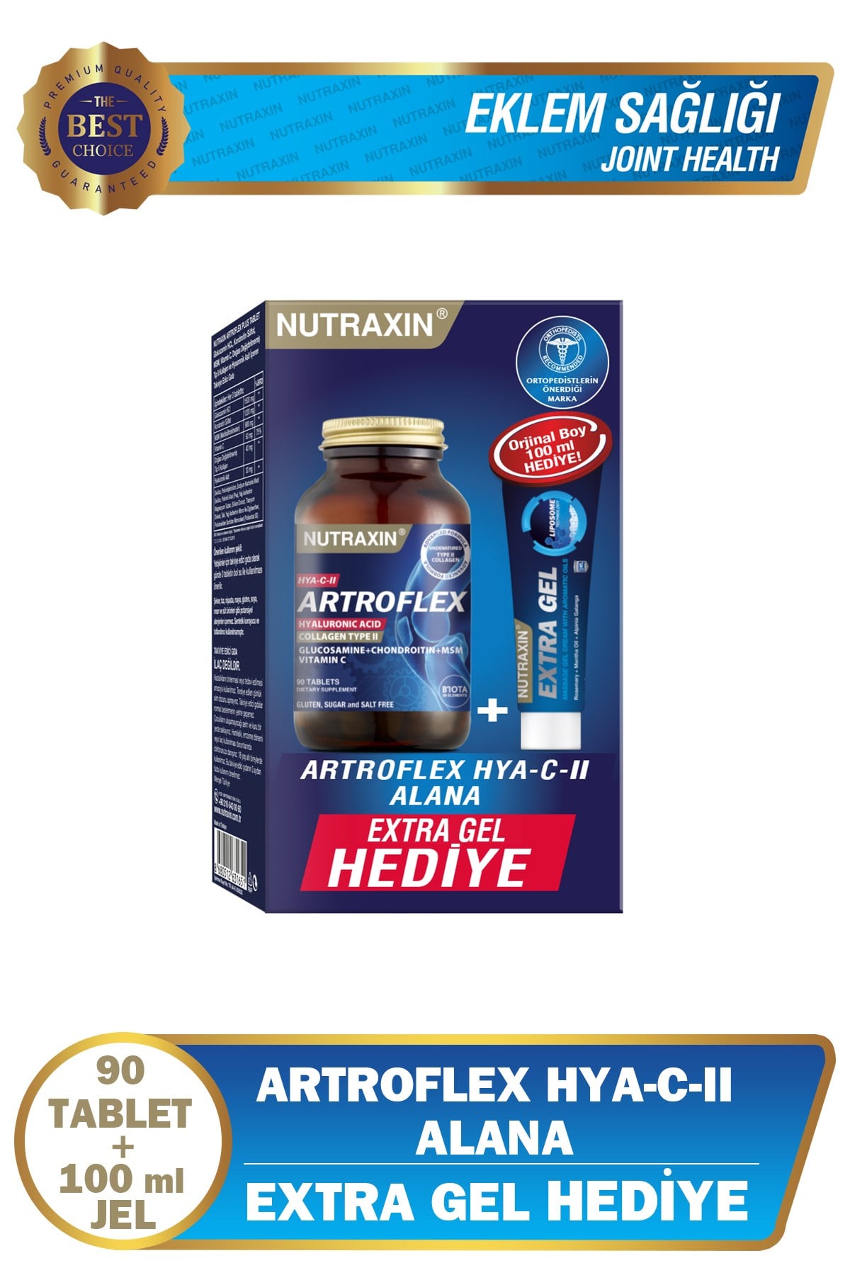 Artroflex Hya-c-ıı 90 Tablet Extra Gel Hediyeli