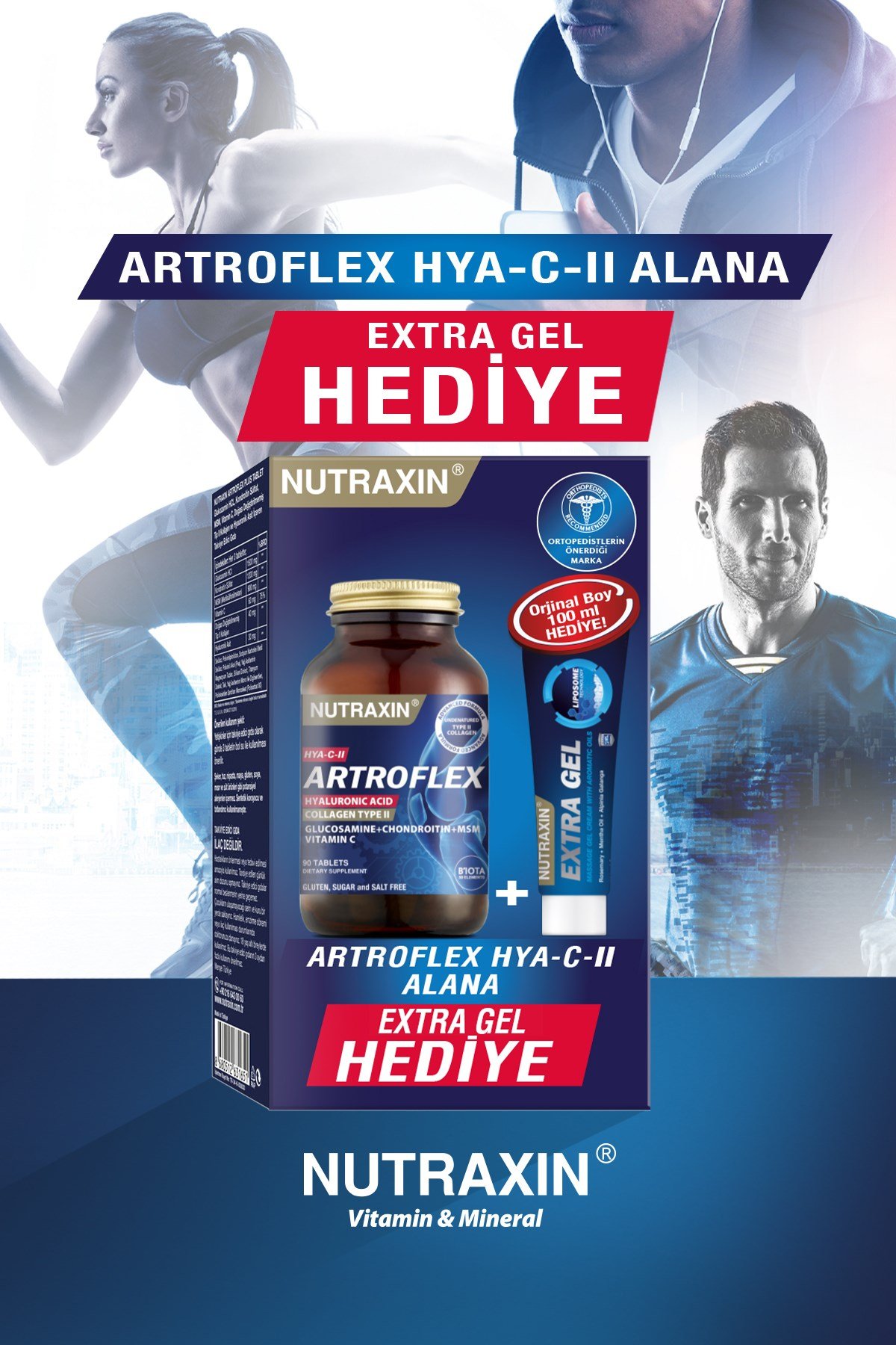 Artroflex Hya-c-ıı 90 Tablet Extra Gel Hediyeli