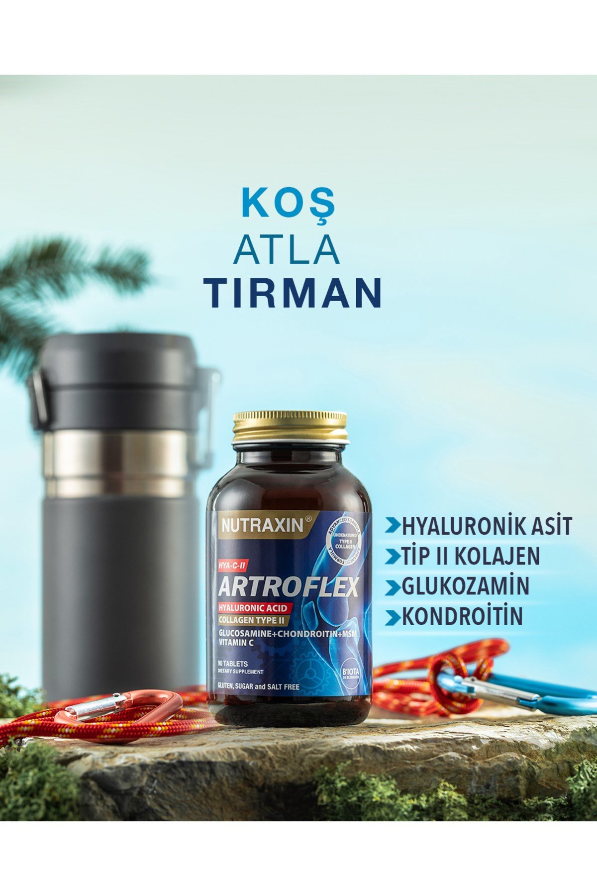 Artroflex HYA-C-II 90 Tablet–Tip II Kolajen, Glukozamin, MSM, Hyaluronik Asit