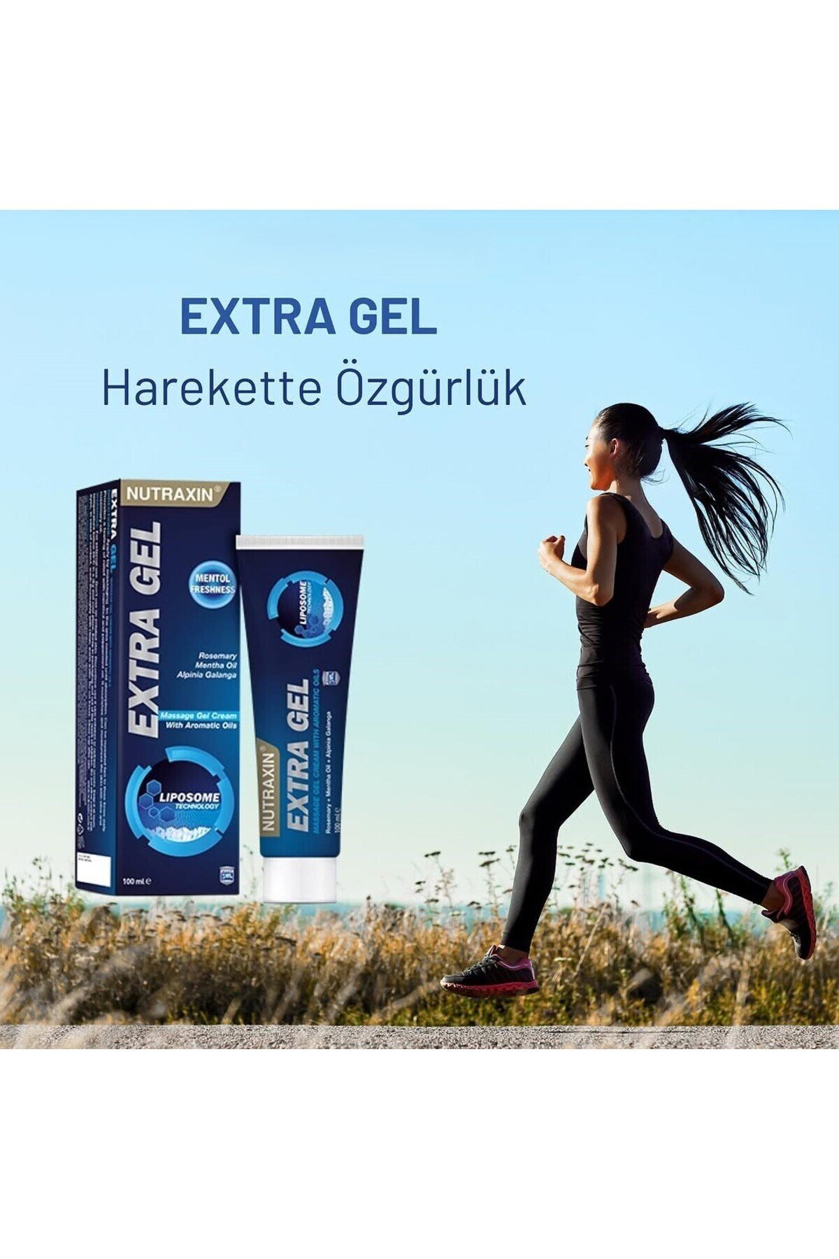 Extra Gel Aromatik Yağlar Içeren Masaj Jel Krem 100 ml x 2 adet