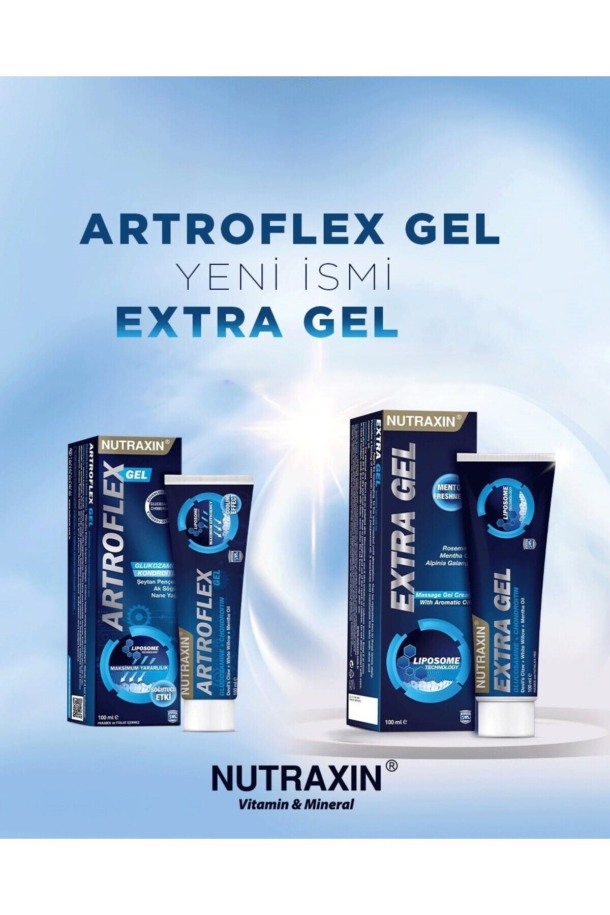 Extra Gel Aromatik Yağlar Içeren Masaj Jel Krem 100 ml x 2 adet