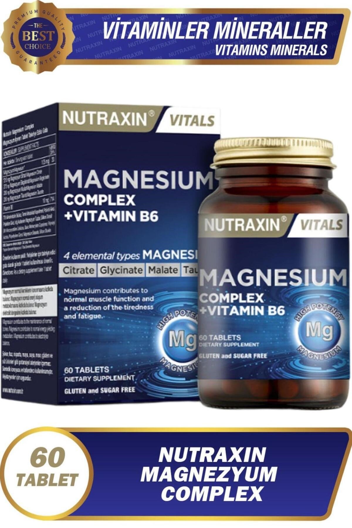Magnezyum Complex 60 Tablet 2 Adet