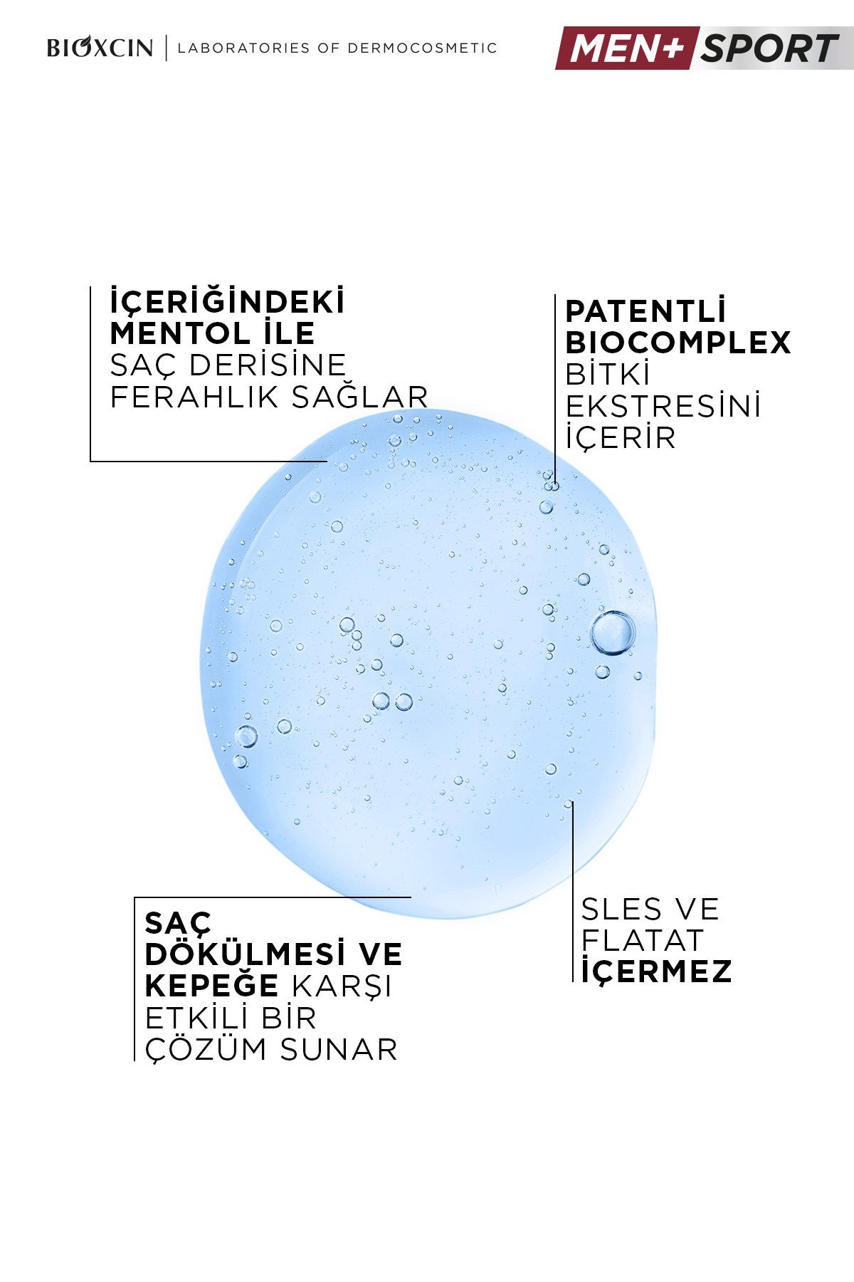 Men Sport Kepek ve Saç Dökülmesine Karşı Şampuan 500 ml