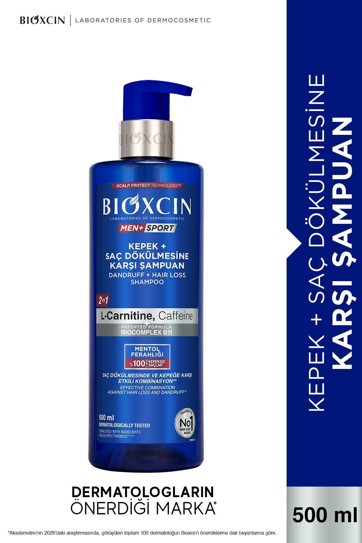 Men Sport Kepek ve Saç Dökülmesine Karşı Şampuan 500 ml