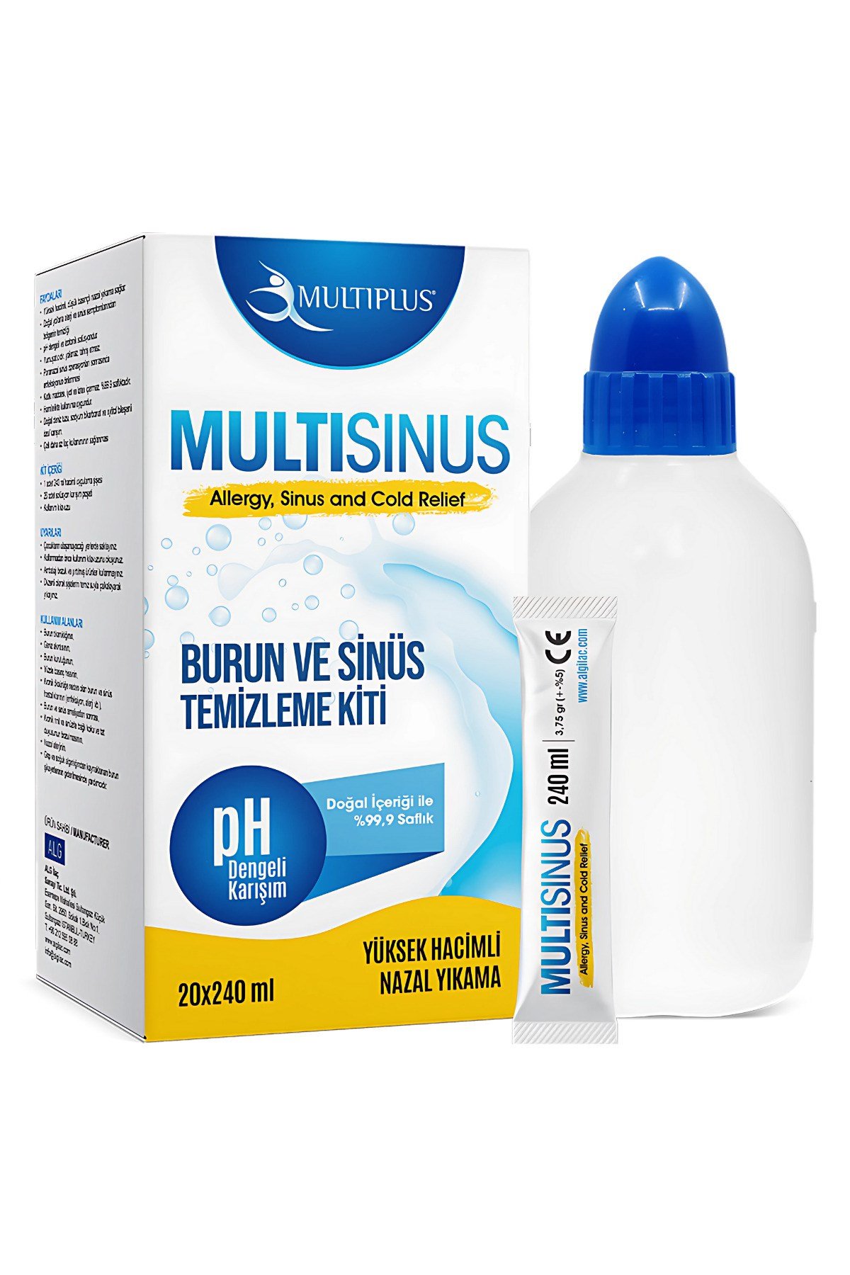 Multisinus Burun Ve Sinüs Temizleme Kiti X 20 Saşe