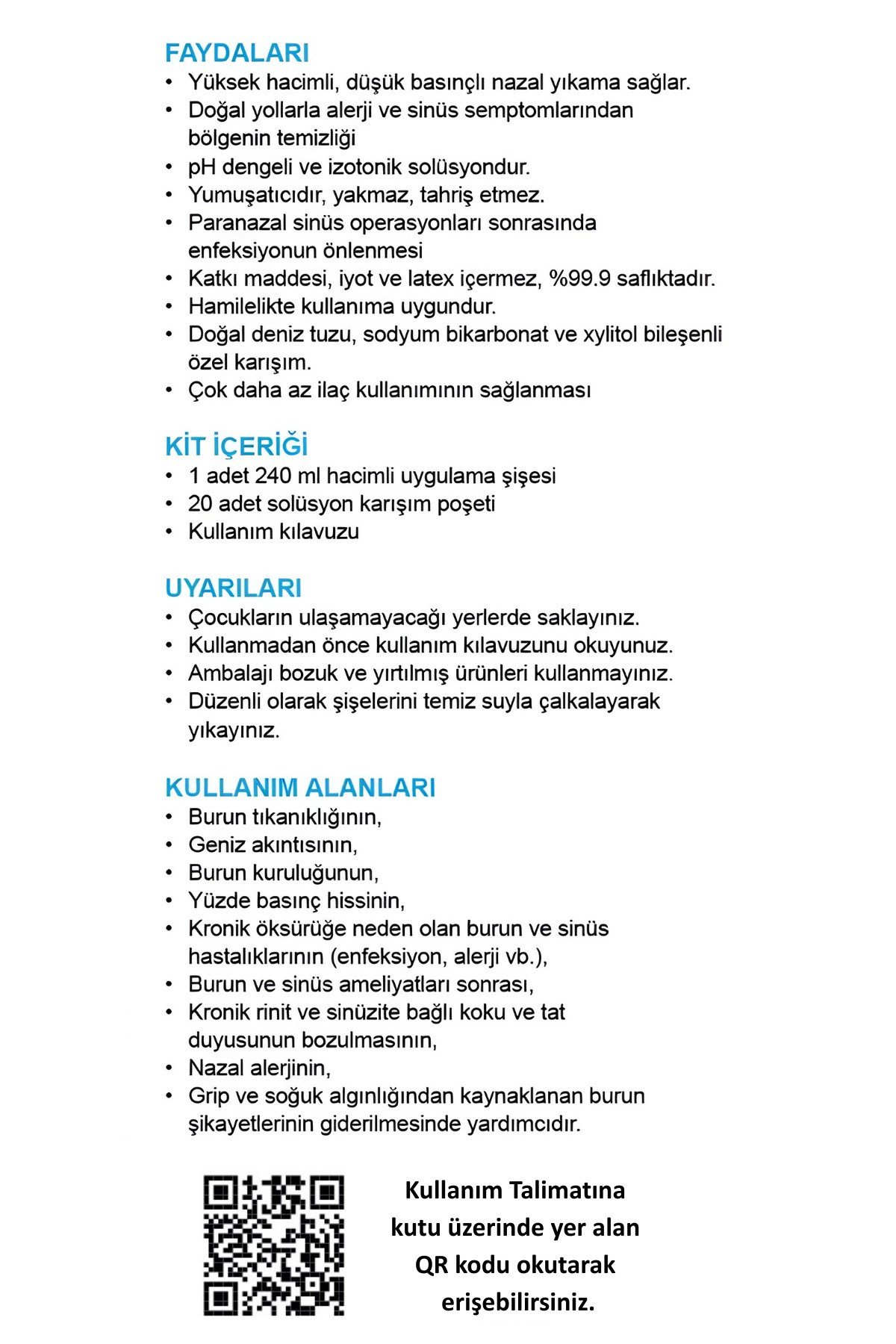 Multisinus Burun Ve Sinüs Temizleme Kiti X 20 Saşe