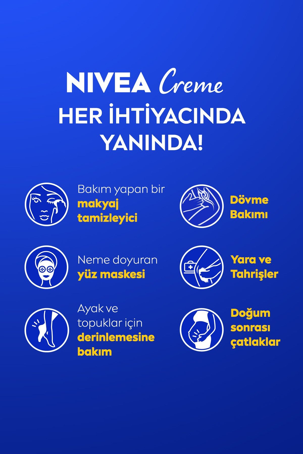 Nemlendirici Creme 250ml, Yoğun Nemlendirici, Bakım Yapan Koruma,Eucerit, Yumuşak Cilt, El Yüz Vücut