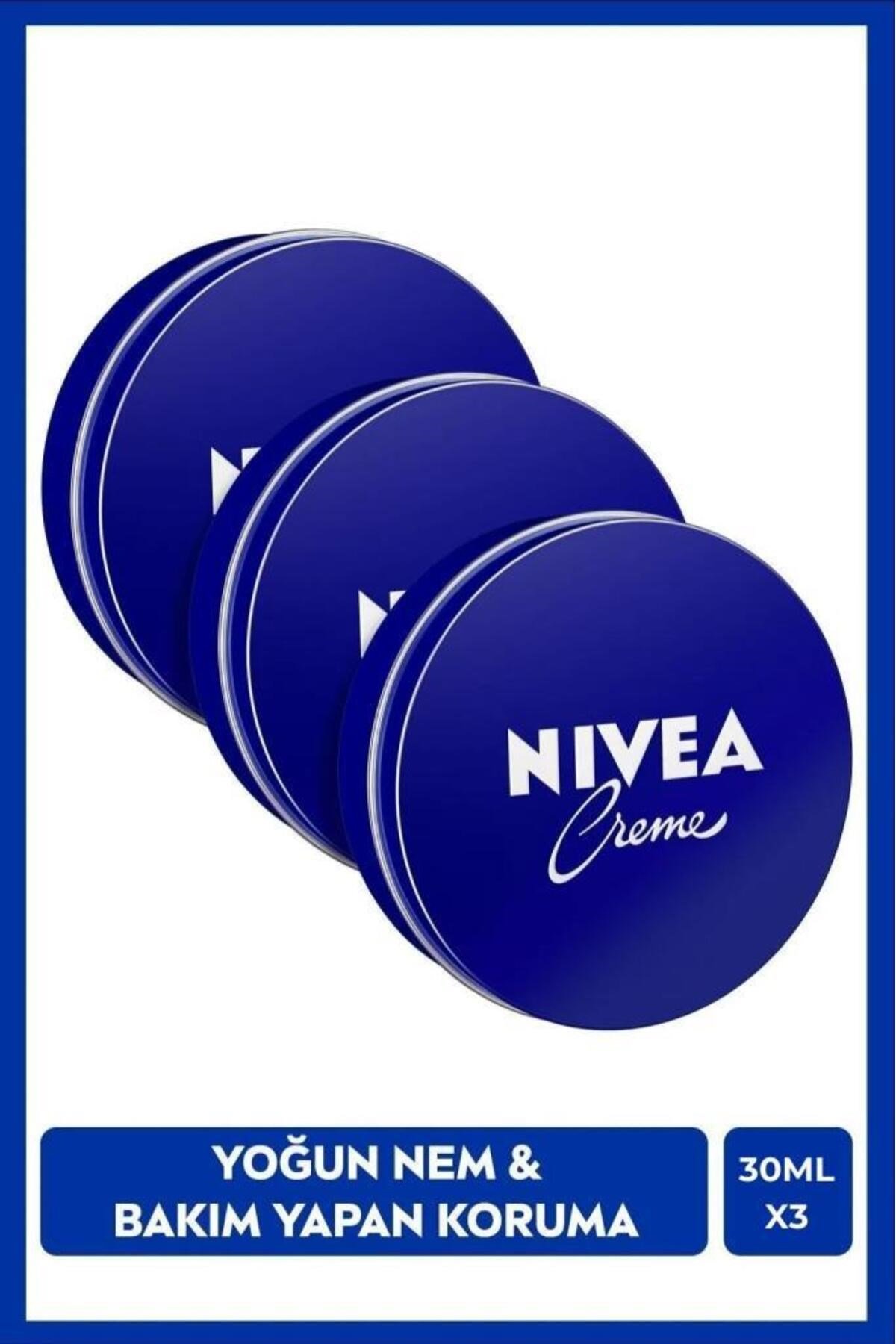 Nemlendirici Creme 30ml, Yoğun Nemlendirici, Eucerit, Yumuşak Cilt, El Yüz Vücut, X3 Adet
