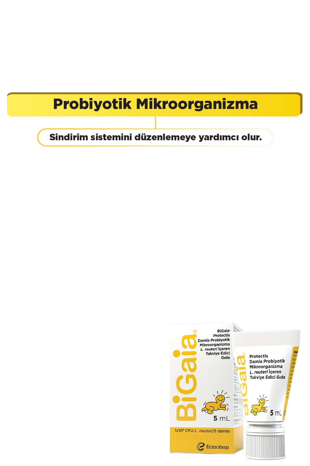 Probiyotik Damla 5 mL - 1 Aylık Kullanım - Sindirim Sistemi&Bağışıklık&Bağırsak Desteği