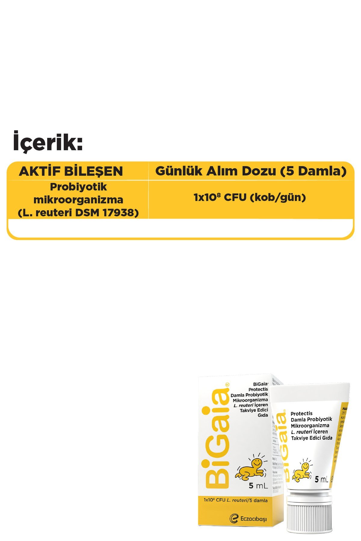 Probiyotik Damla 5 mL - 1 Aylık Kullanım - Sindirim Sistemi&Bağışıklık&Bağırsak Desteği