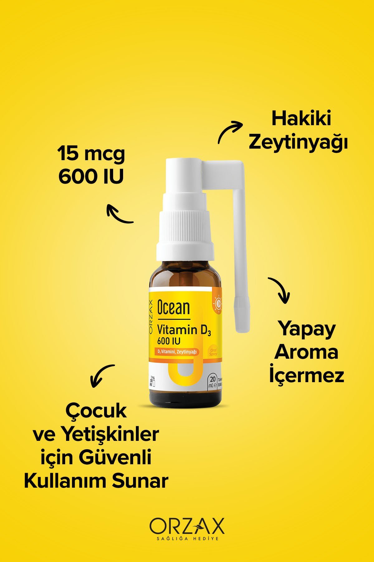 Vitamin D3 600 IU Sprey 20 ml