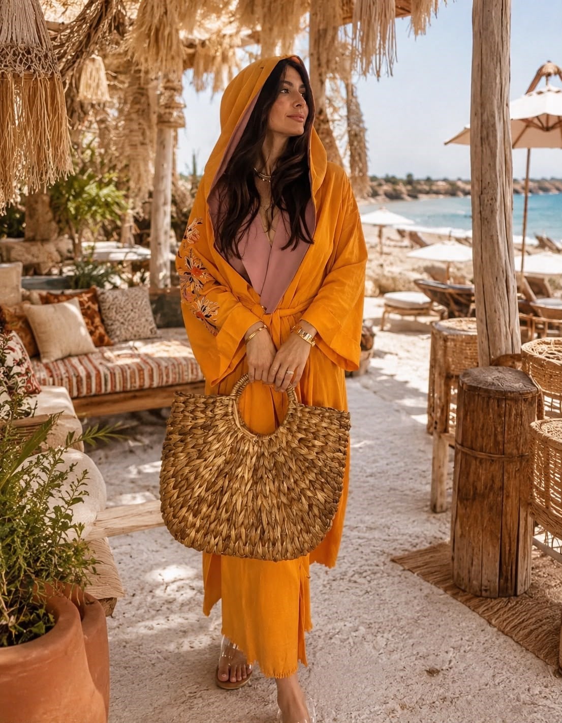 Nakış Detaylı Kimono