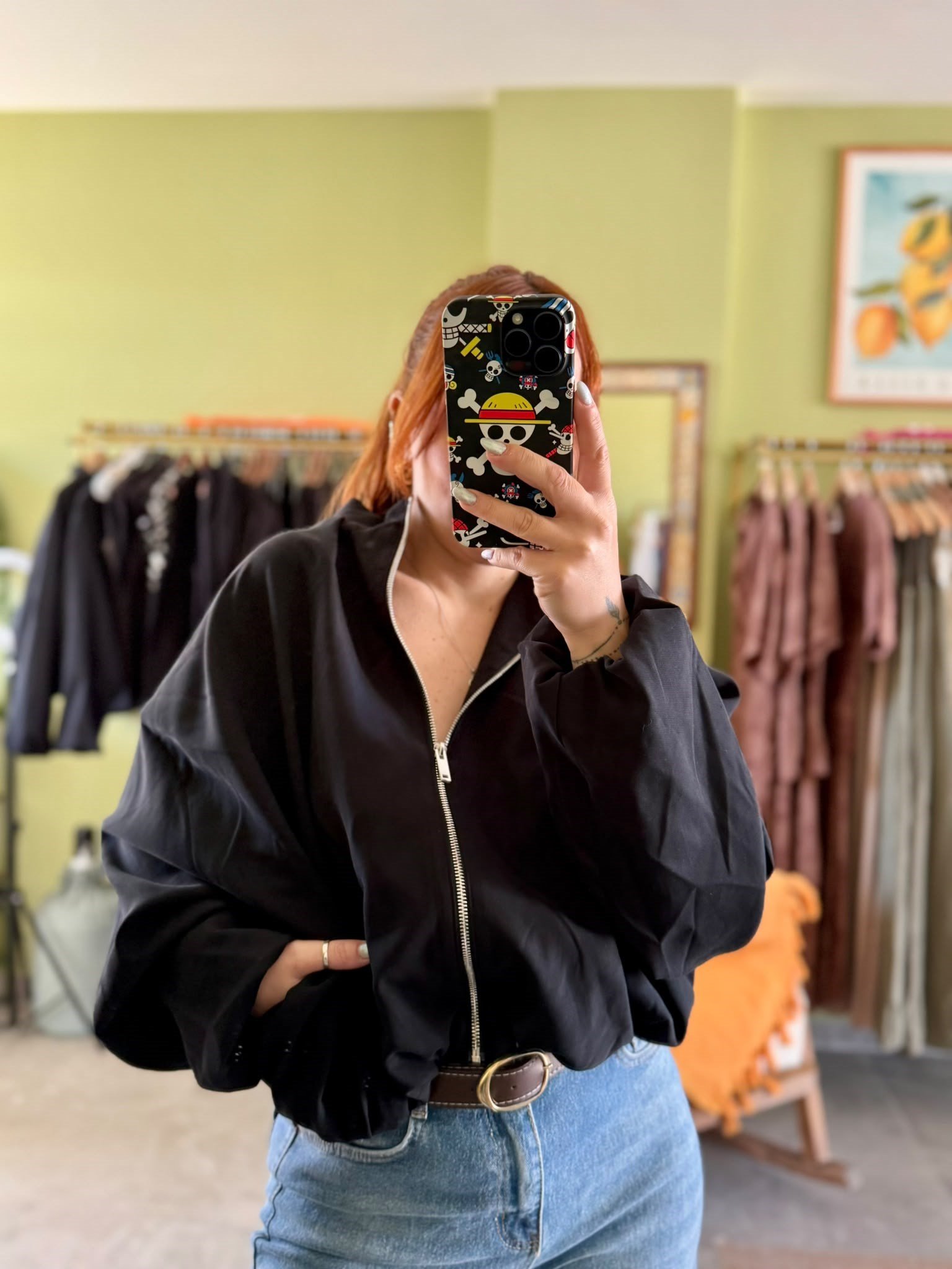 Siyah Bomber Ceket
