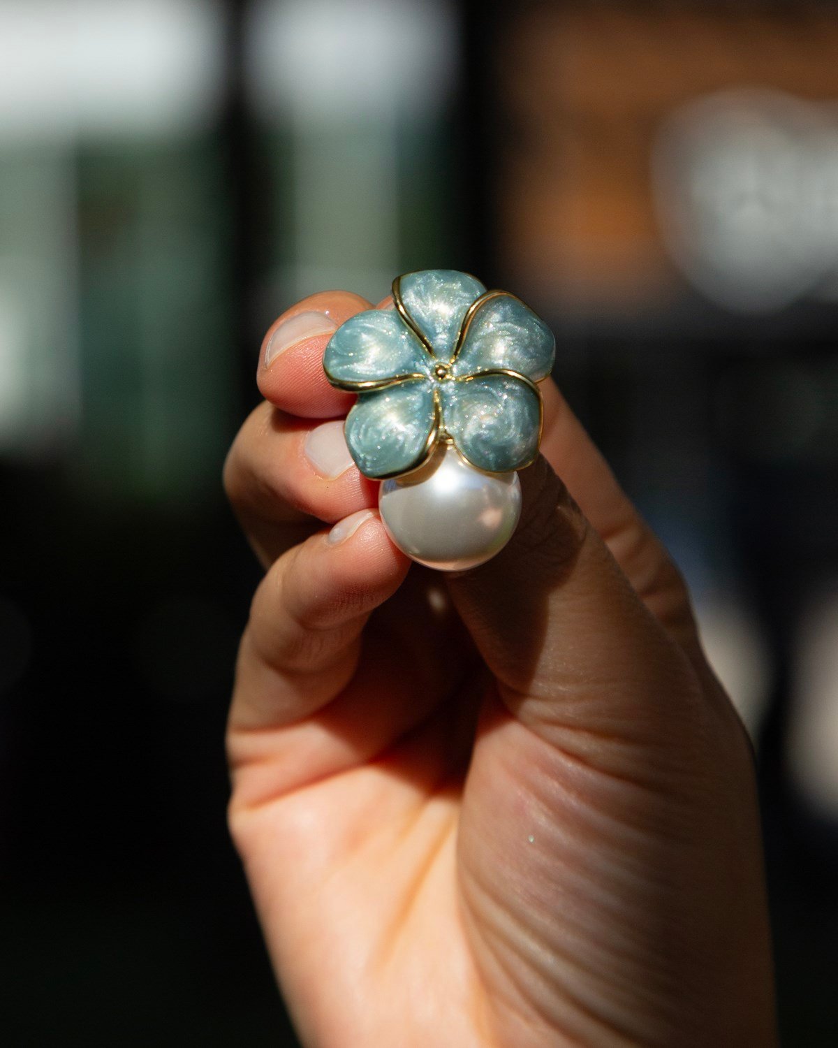 Vintage Kristal Küpe 131