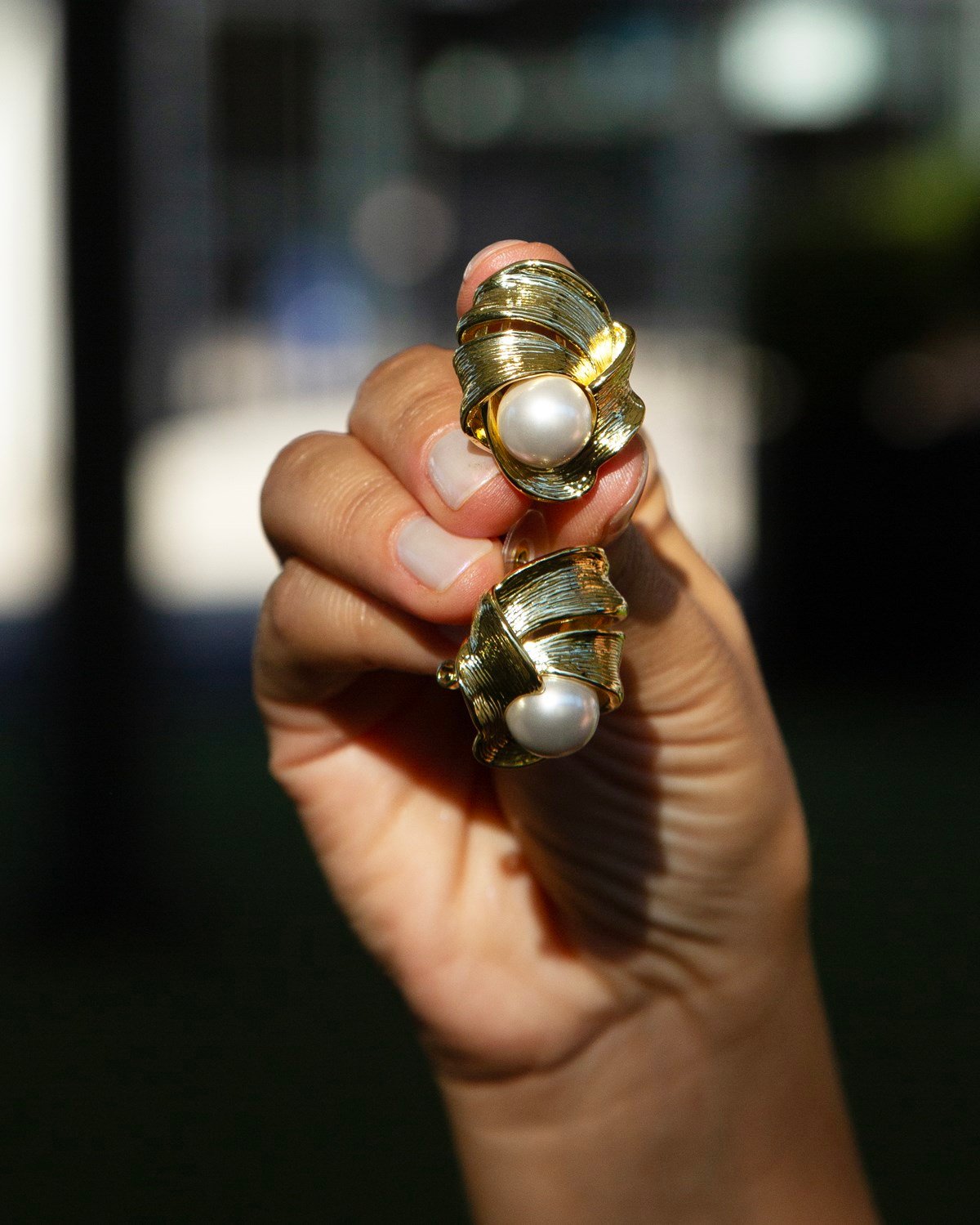 Vintage Kristal Küpe 156