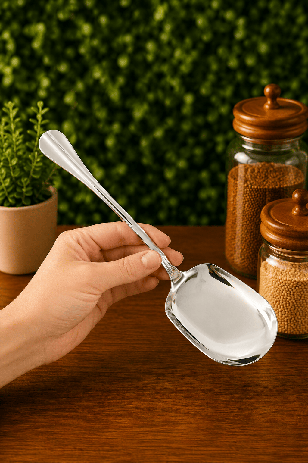 IVORY PASLANMAZ ÇELİK SERVİS KAŞIĞI 