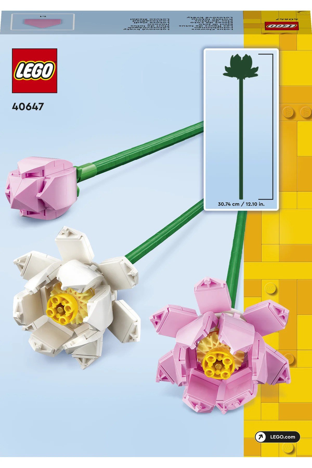 ® Botanicals Lotus Çiçekleri 40647 – 8 Yaş ve Üzeri Çocuklar için Oyuncak Yapım Seti (220 Parça)