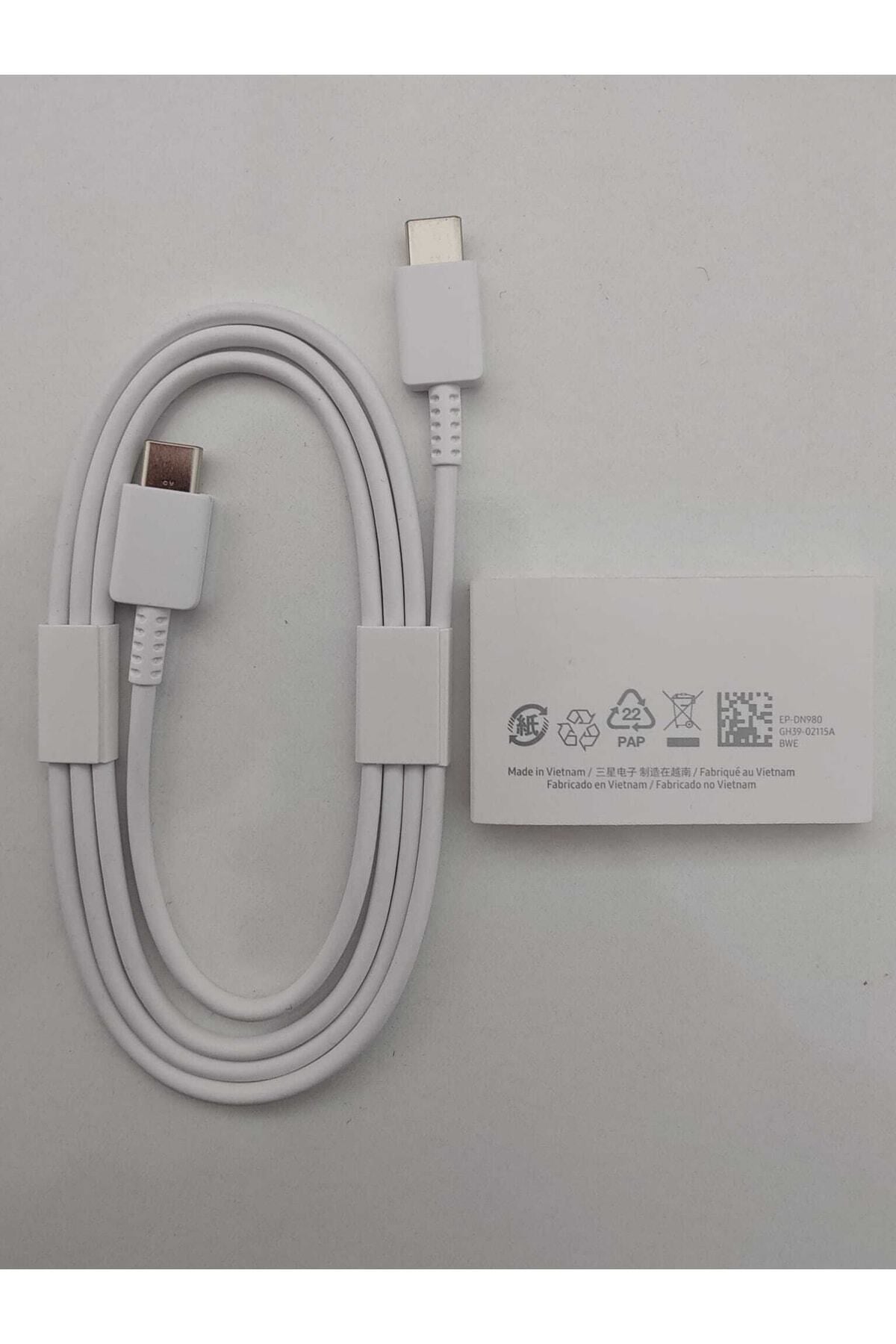 Galaxy Şarj Kablosu 45w 5a Kadar Destekli Çift Taraf Type C %100 Orjinal Ep-dn980