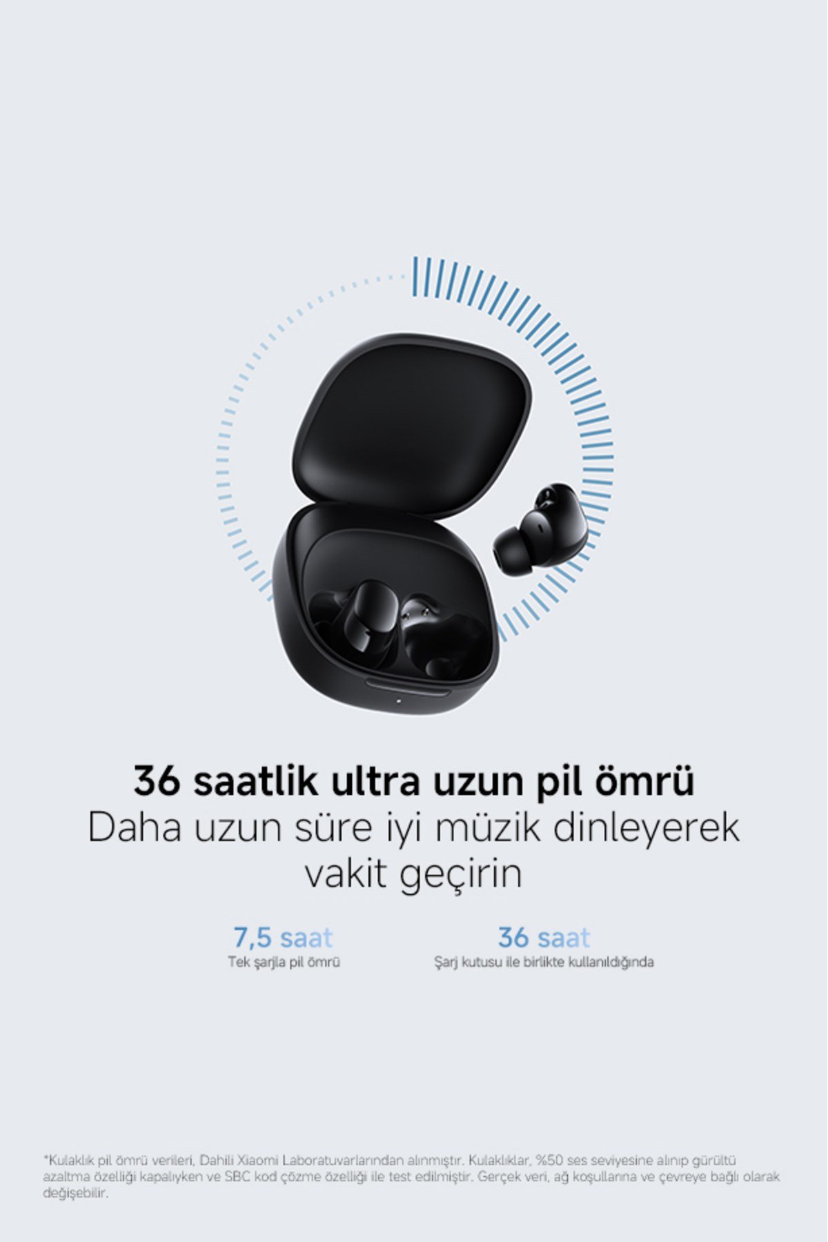 Redmi Buds 6 Play Mavi Kulakiçi Kulaklık- Gürültü Engelleme BT 5.4 TWS (Xiaomi TR Garantili)
