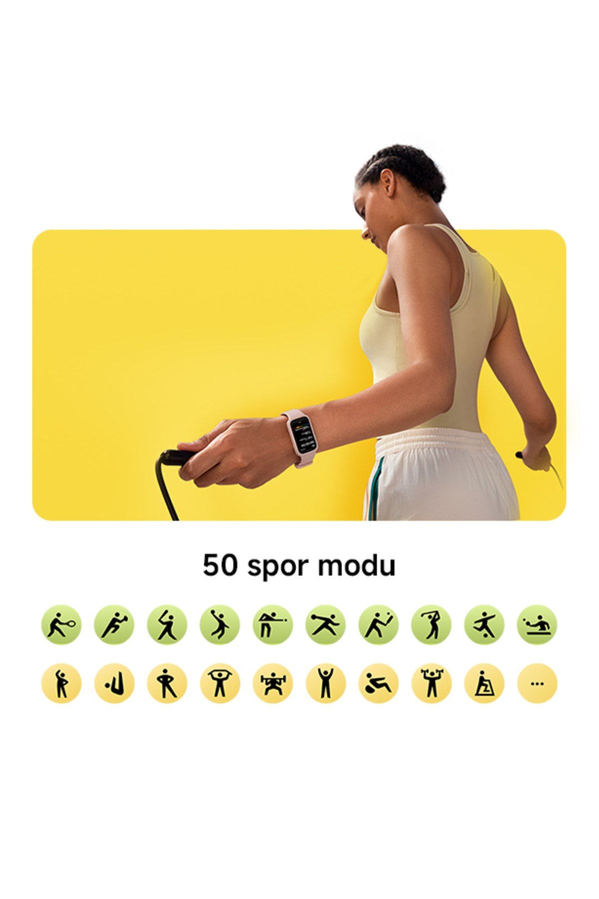 Smart Band 9 Active Bej Akıllı Bileklik (Xiaomi Türkiye Garantili)