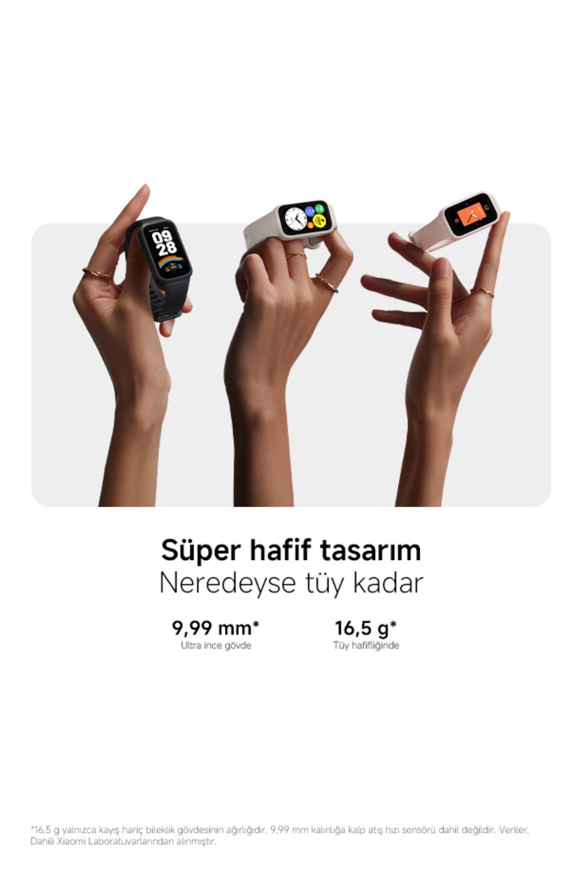 Smart Band 9 Active Bej Akıllı Bileklik (Xiaomi Türkiye Garantili)