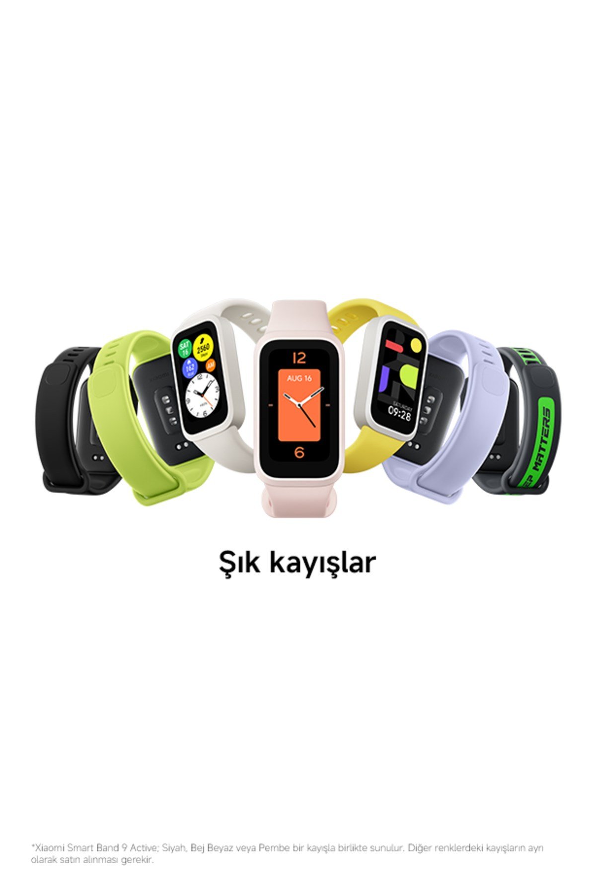 Smart Band 9 Active Bej Akıllı Bileklik (Xiaomi Türkiye Garantili)