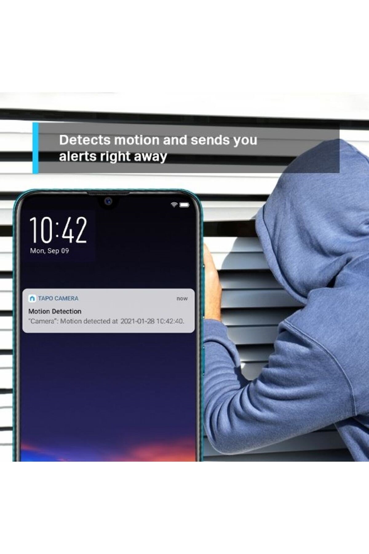 Tapo C210 Akıllı Wi-Fi Güvenlik Kamerası 360 Derece Takip Çift Yönlü Ses Bebek Ağlaması Tespiti