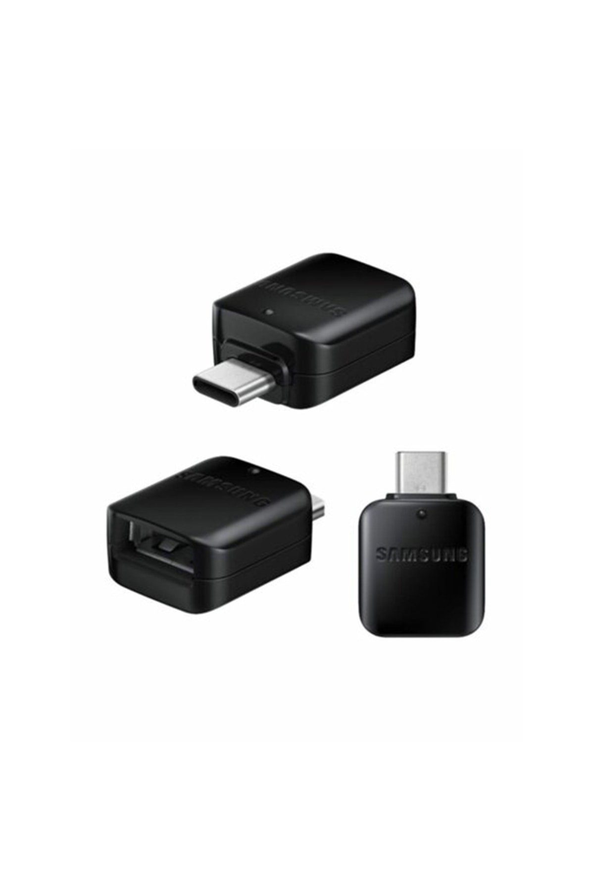 Type-c To Usb Otg Çevirici Dönüştürücü Adaptör Siyah