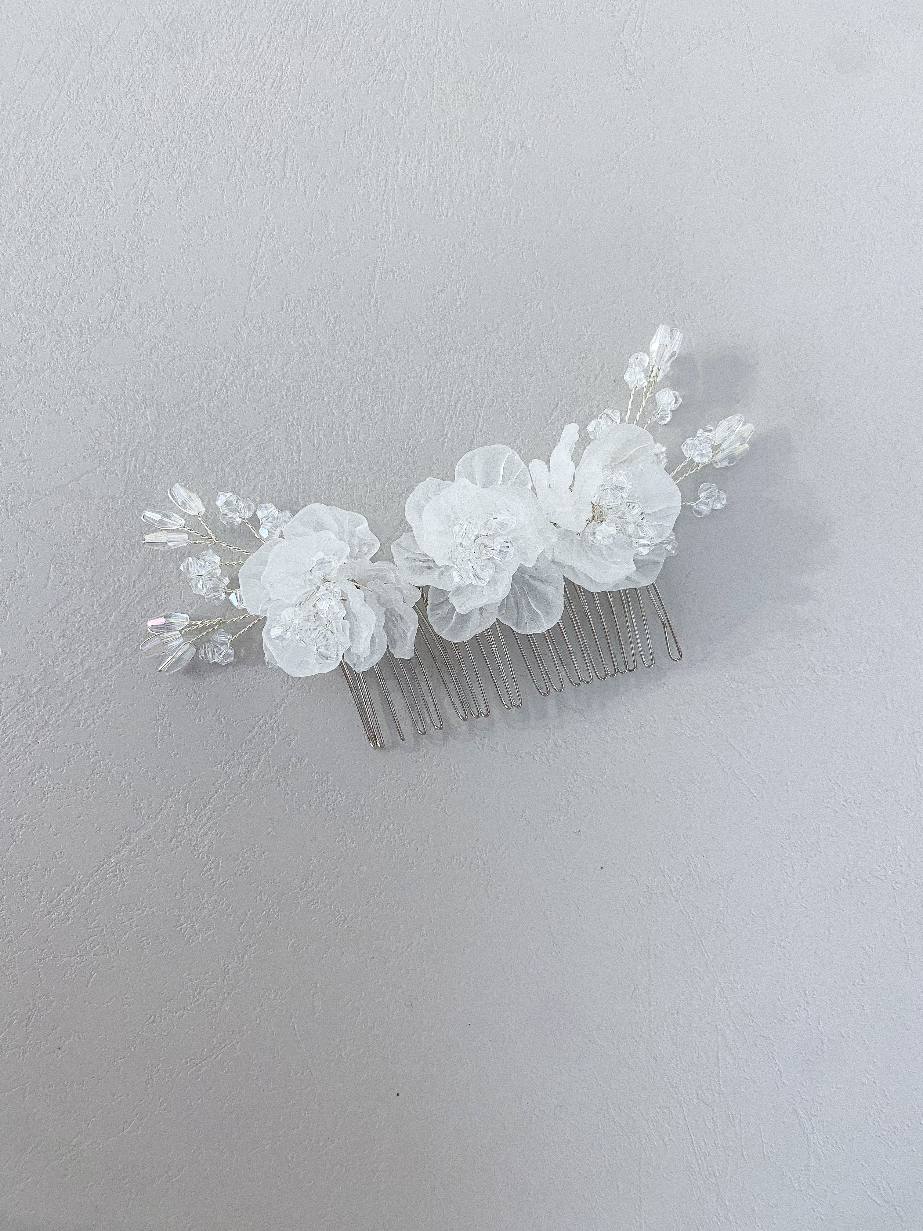 ÇİÇEK DETAYLI GELİN SAÇ TOKASIGİZEM ACCESSORY