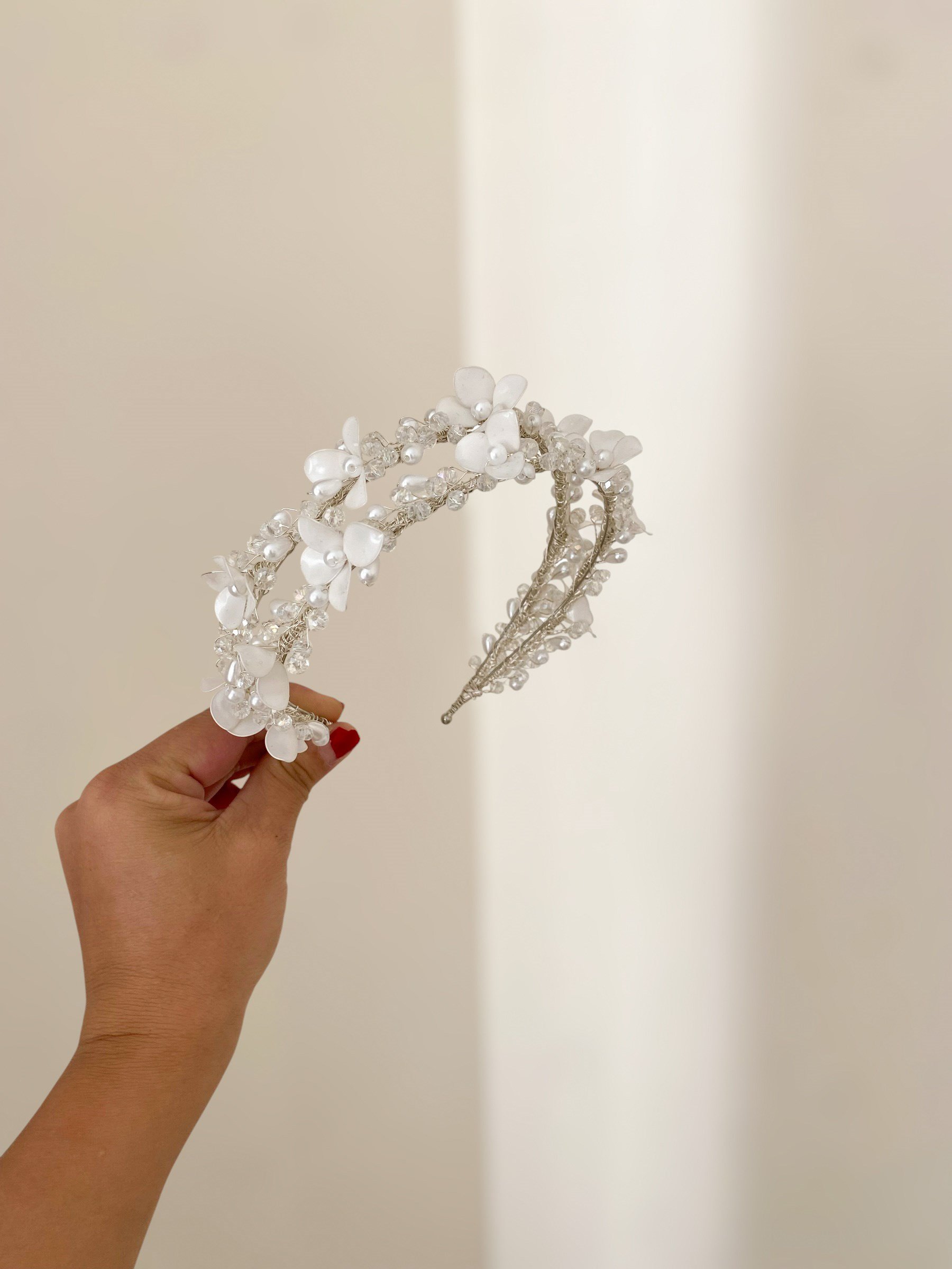 ÇİFT SIRA ZARİF GELİN TACIGİZEM ACCESSORY
