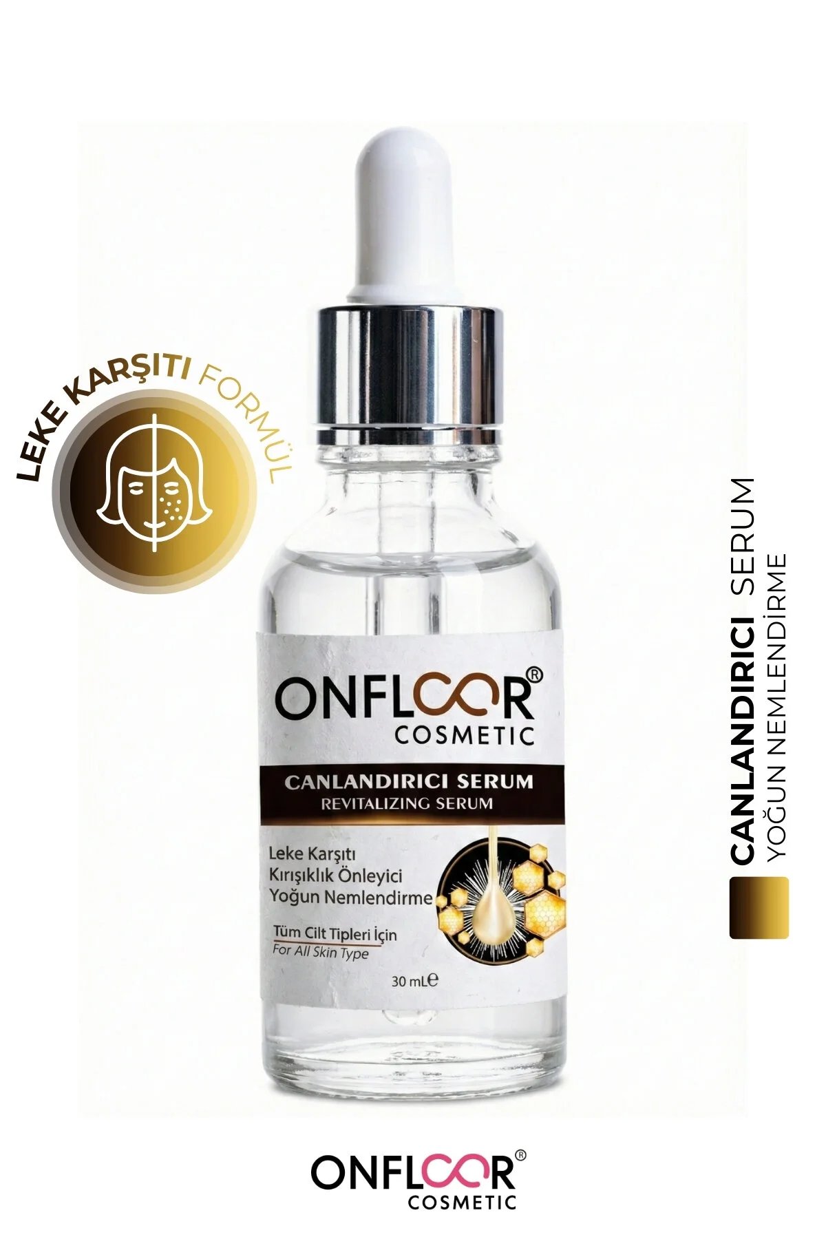 Cilt Sıkılaştırıcı, Kırışıklık Karşıtı , Gözenek Görünümü Azaltıcı ve Yoğun Nemlendirici Serum 30 ml