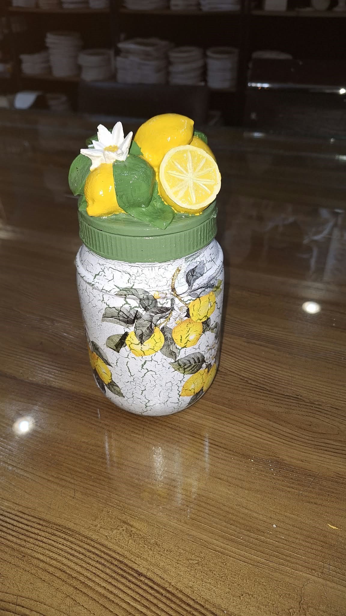 LİMONLU POLYESTER KAPAK