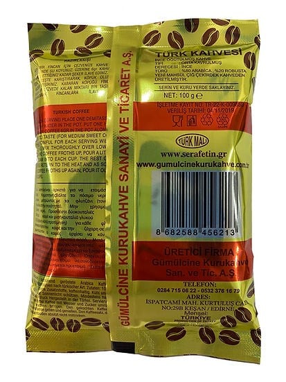 İki harman Gümülcine Kahvesi 100gr