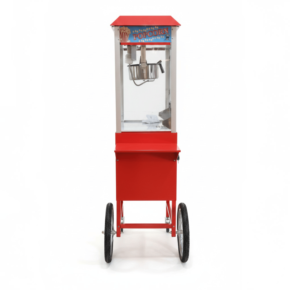 Arabalı Popcorn Mısır Patlatma Makinesi