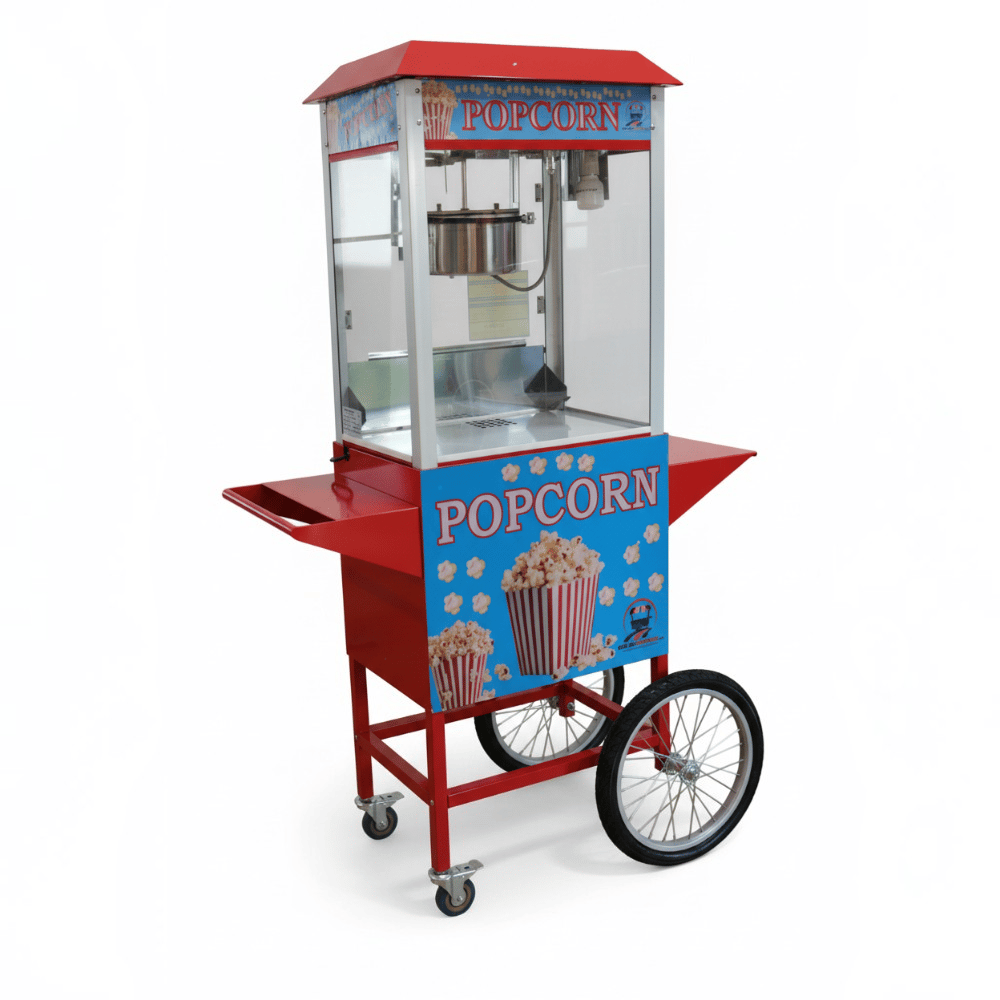 Arabalı Popcorn Mısır Patlatma Makinesi