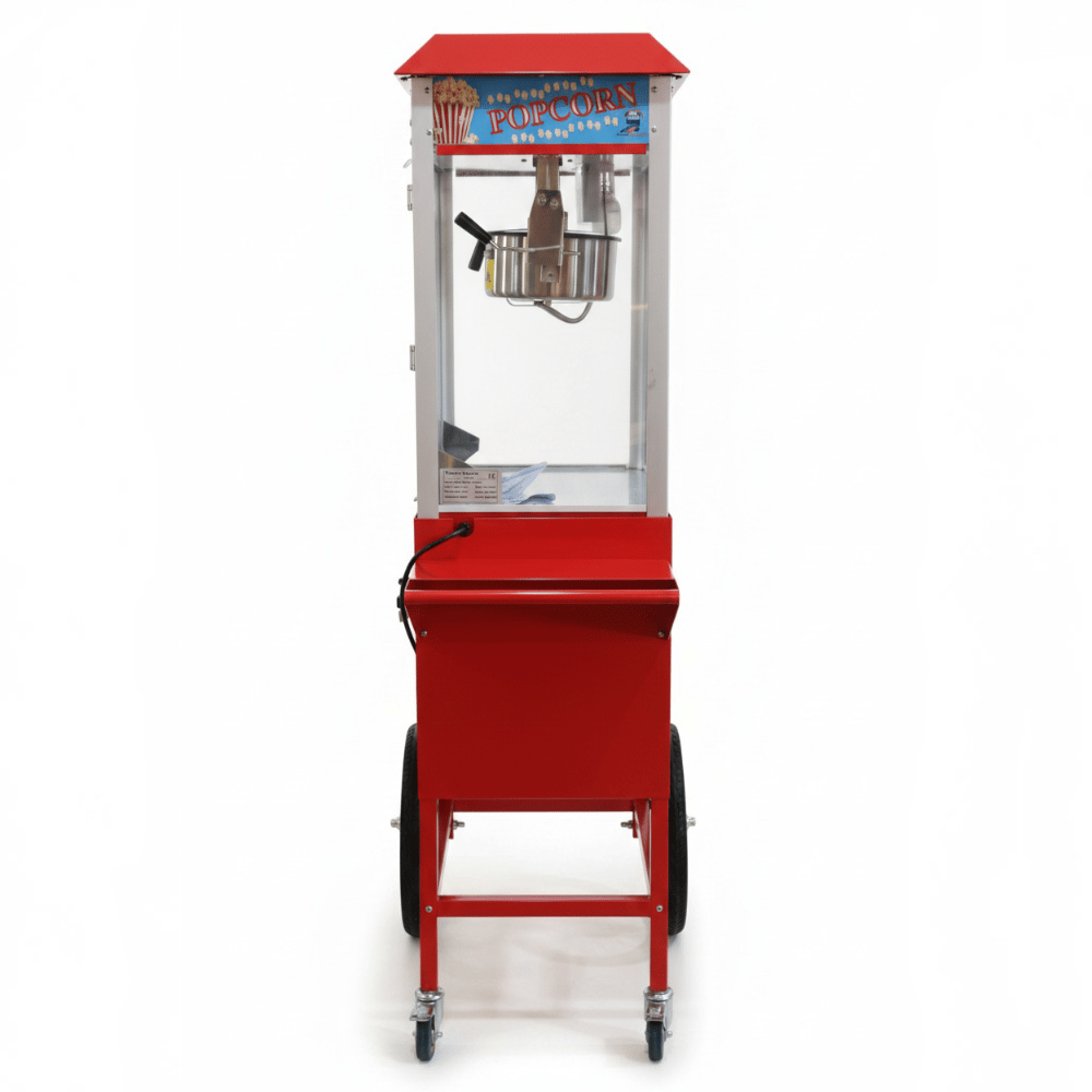 Arabalı Popcorn Mısır Patlatma Makinesi
