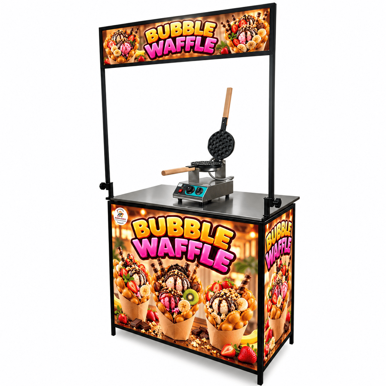 Katlanabilir Bubble Waffle Standı