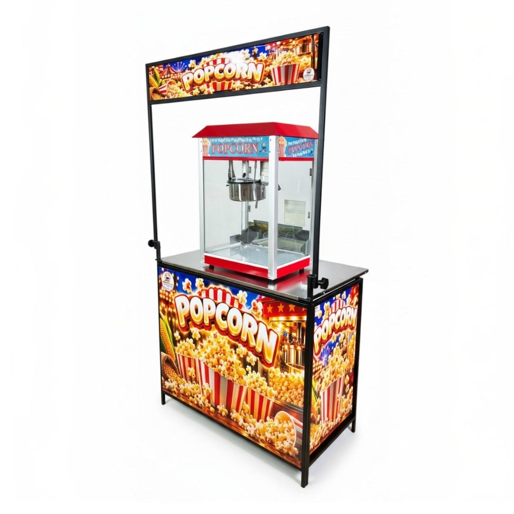 Katlanabilir Popcorn Mısır Patlatma Standı