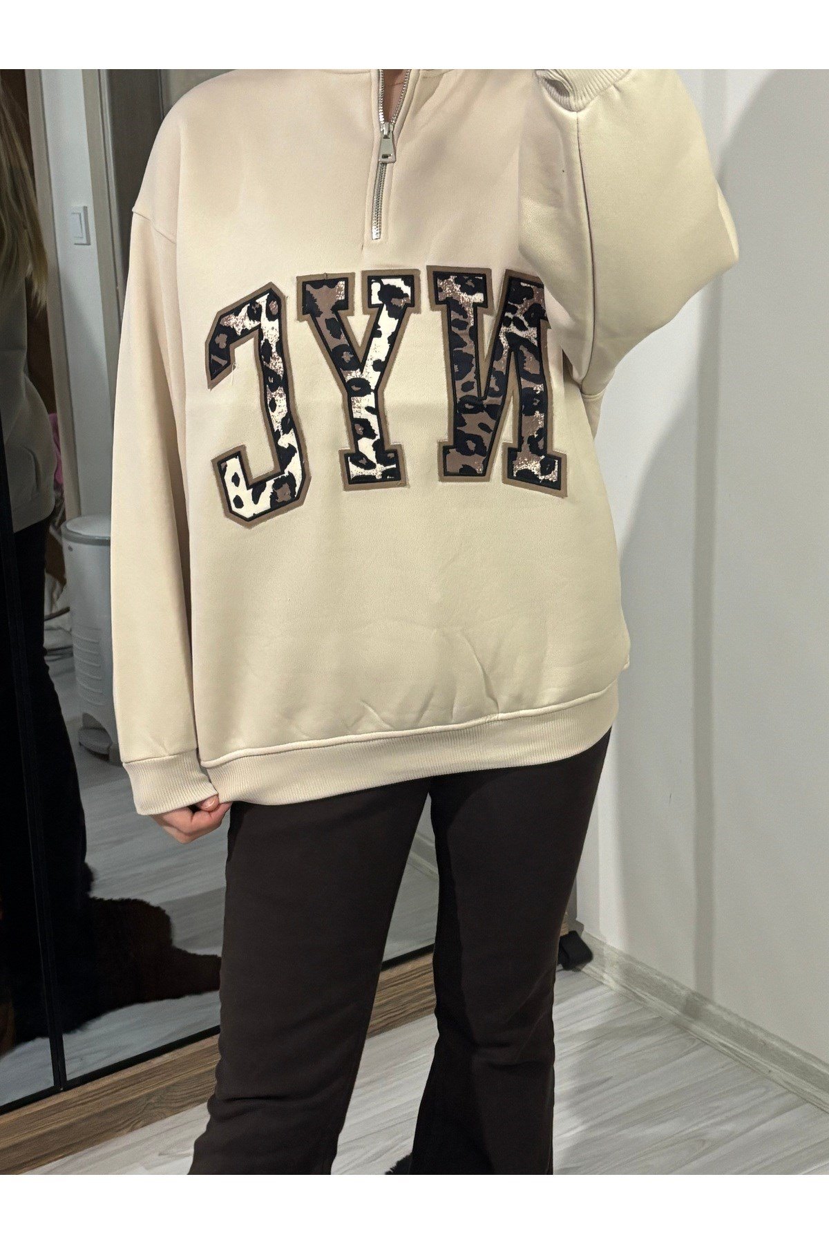Nyc baskı Sweatshirt