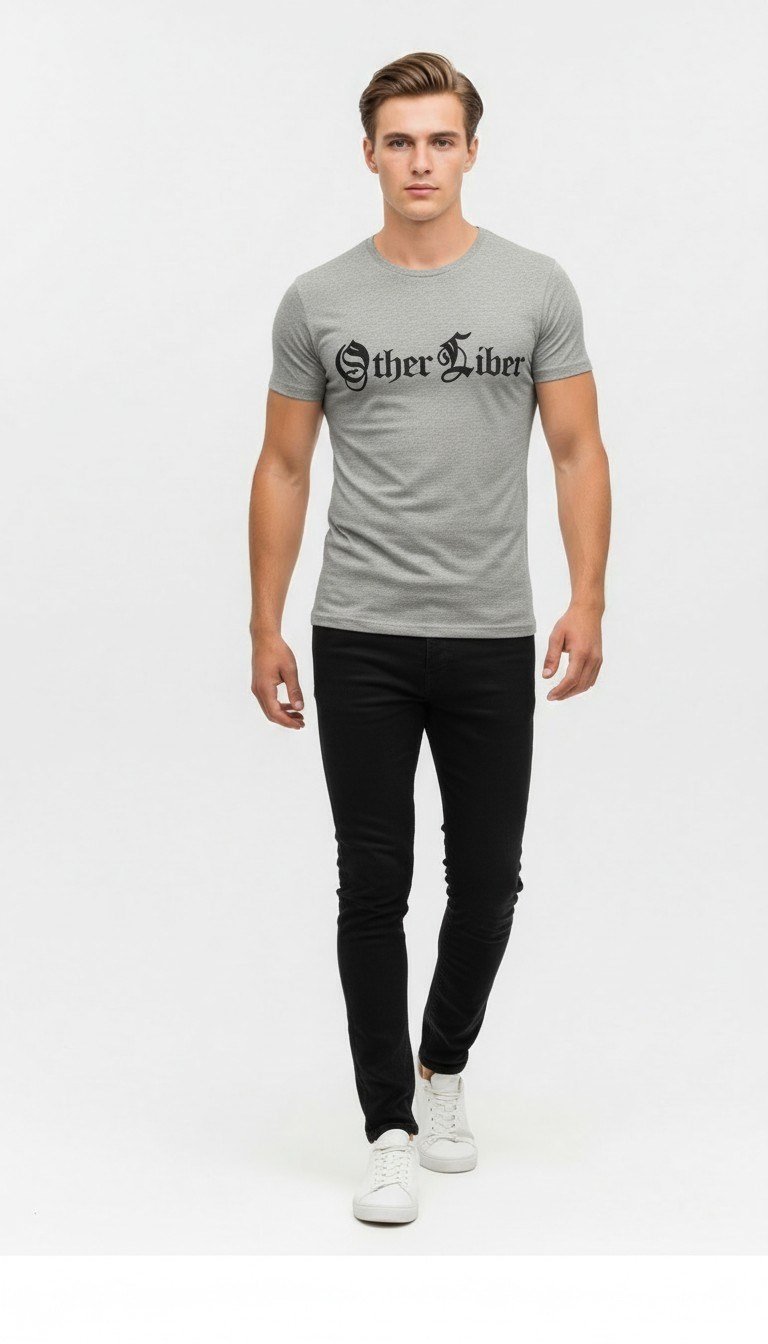 Erkek Modern Baskılı Günlük T-Shirt