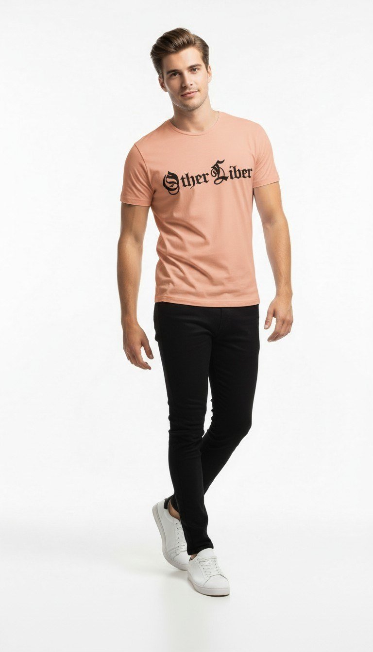 Erkek Modern Baskılı Günlük T-Shirt