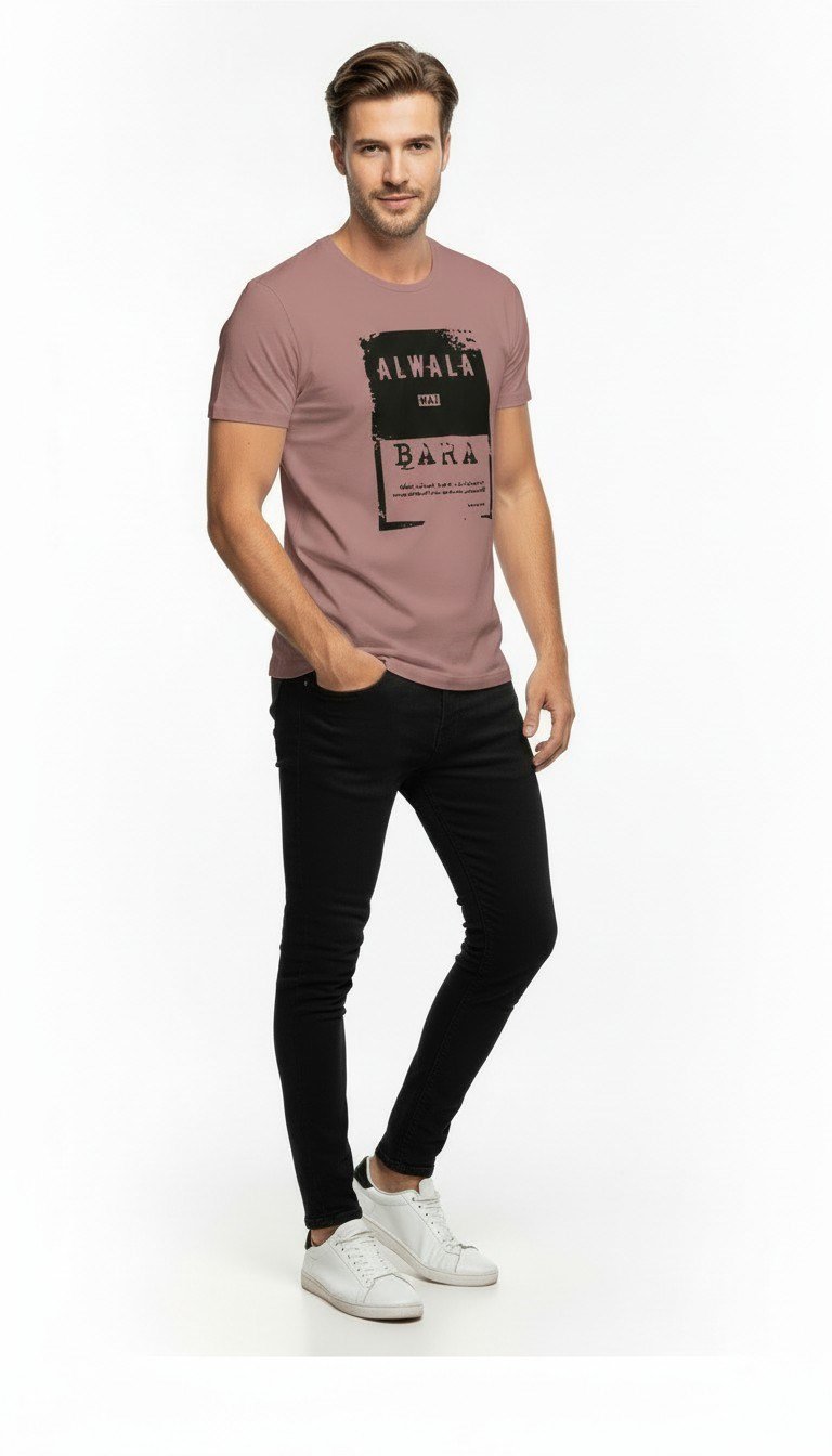 Urban Dynamic Baskılı Erkek Tişört – Günlük & Streetwear Stil