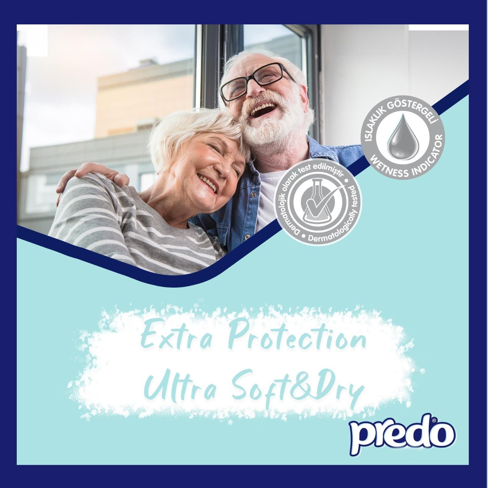 Predo Bel Bantlı Yetişkin Hasta Bezi Large (L) 30 Adet| 10 Damla  | 100-150 cm